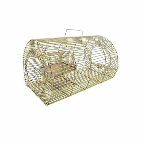 Heavy Iron Rat Trap/Mouse Rat Catcher/Rat Cage/Chuha Pinjra for Catching Rat/Mouse/Squirrels/Rodent/Chipmunk - Big Size,