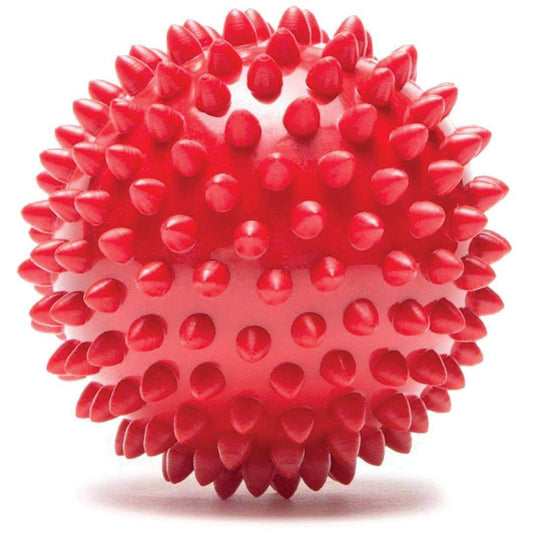 Natural Rubber Pet Spiked Hog Ball, Dog Chew Toy, Puppy Teething Chew Toy with Sound Interaction and Play for Pets- Multy Color (3 Inch )
