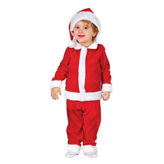 Christmas Santa Claus Fancy Dress Costume for Xmas (Red, 2-5 Years)