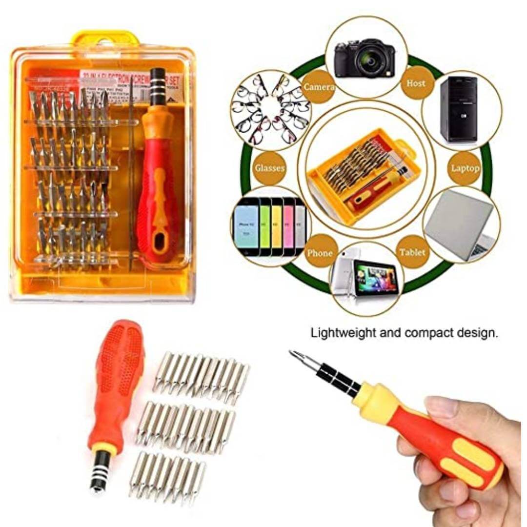 Screwdriver Set 32 in 1 with Magnetic Holder