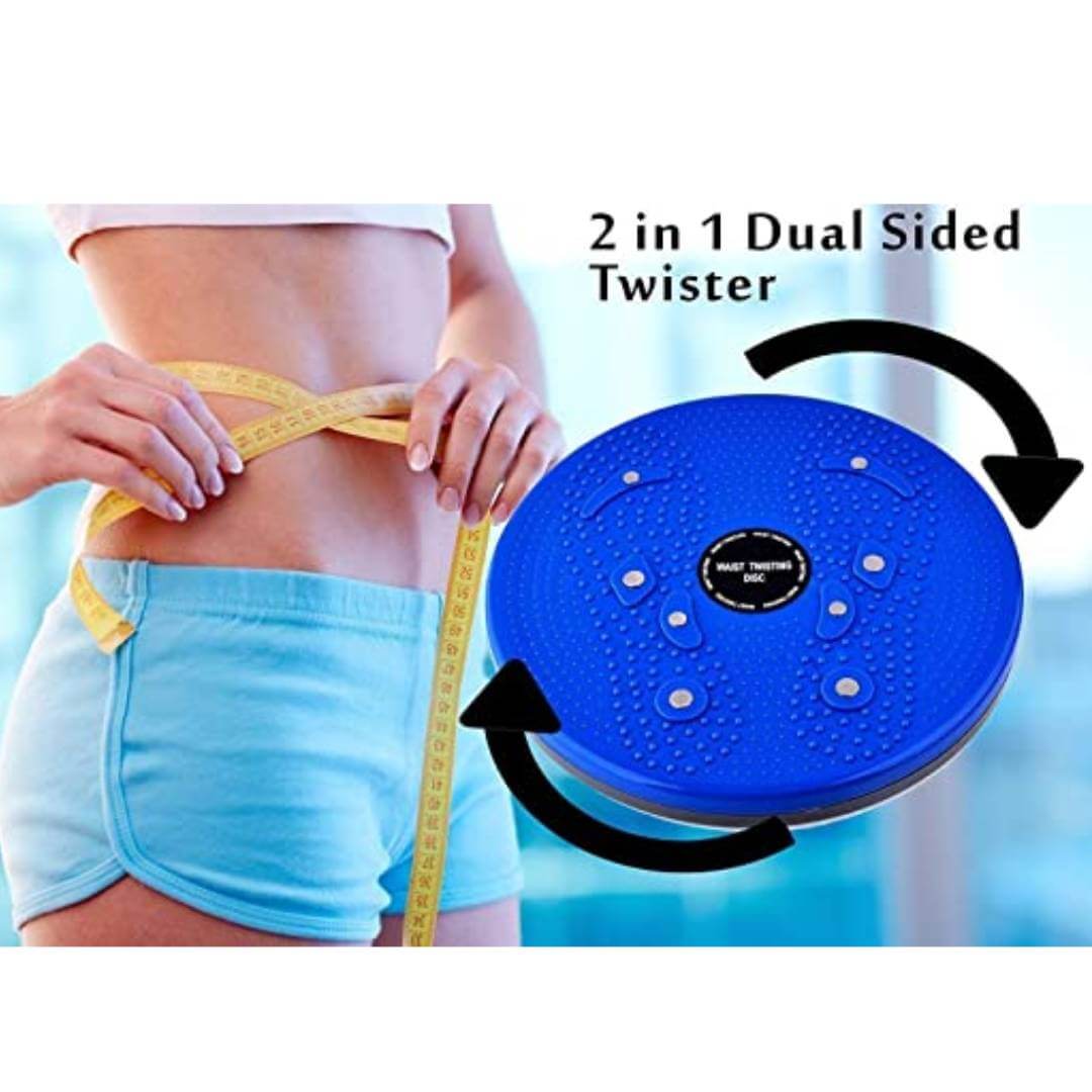 Tummy Twister Abdominal ABS Exerciser Body Toner-Fat Buster Oblique Workout Perfect Waist Trimmer Home Gym Equipment for Men and Women