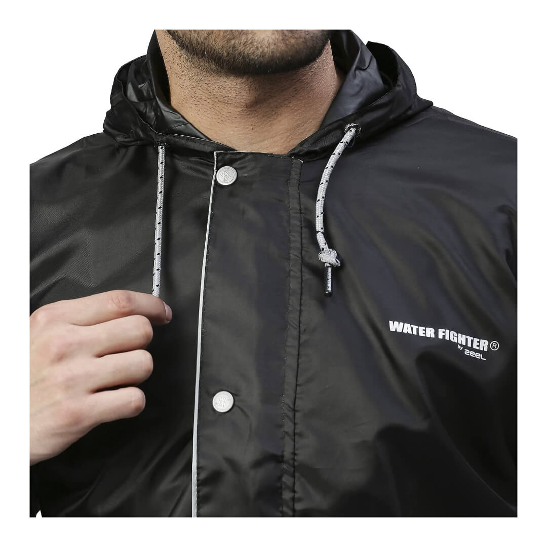 ZEEL Mens Raincoat  Reversible Raincoat for Men  Rain Coat with Wat   WHATSHOPIN